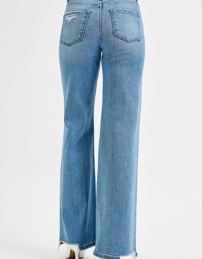 509 Broadway Ella High Rise Distress Leg Flare