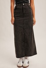 509 Broadway Elastic Waist Twill Skirt