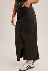 509 Broadway Elastic Waist Twill Skirt
