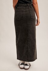 509 Broadway Elastic Waist Twill Skirt