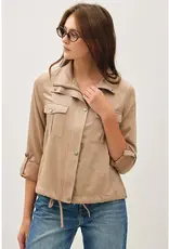 509 Broadway Utility Zipper Safari Jacket