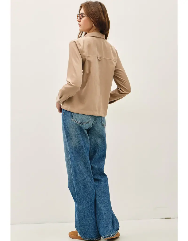 509 Broadway Utility Zipper Safari Jacket