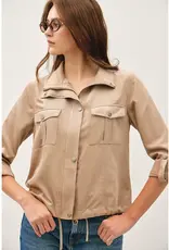 509 Broadway Utility Zipper Safari Jacket
