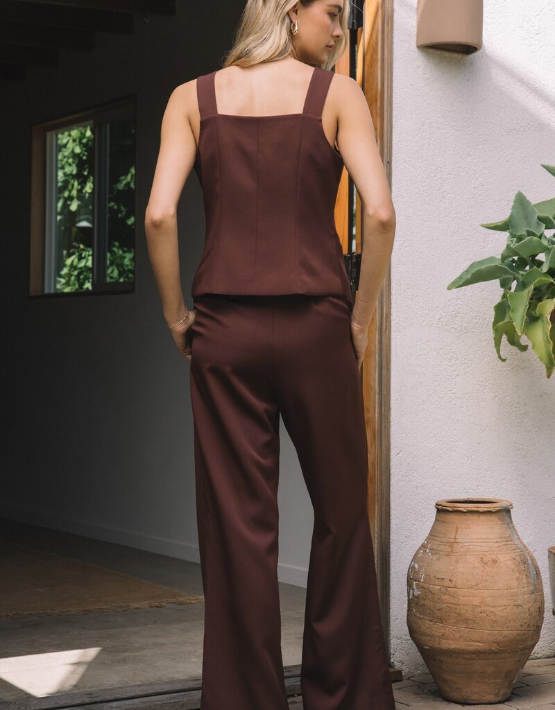 509 Broadway Button Down Sweet Heart Vest