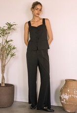 509 Broadway Button Down Sweet Heart Vest