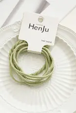509 Broadway Braided Elastic Hair Tie Set