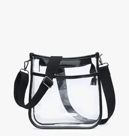 509 Broadway Posie Clear Crossbody