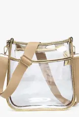 509 Broadway Posie Clear Crossbody