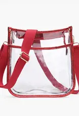 509 Broadway Posie Clear Crossbody