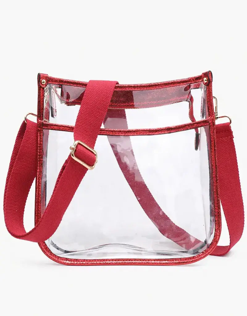 509 Broadway Posie Clear Crossbody