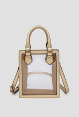 509 Broadway Elise Clear Rectangular Crossbody