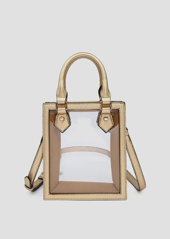 509 Broadway Elise Clear Rectangular Crossbody