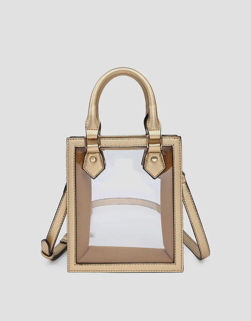 509 Broadway Elise Clear Rectangular Crossbody
