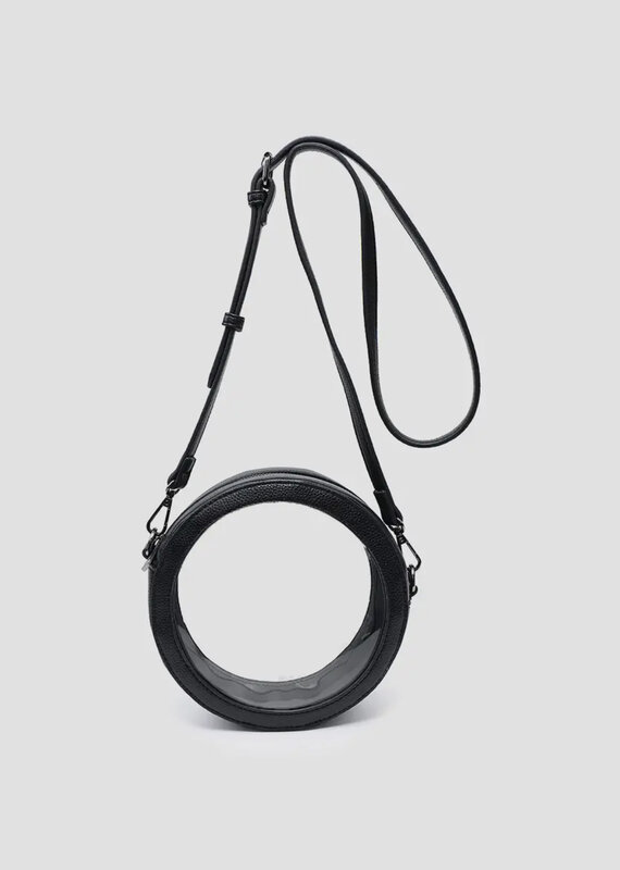 509 Broadway Clear Circular Crossbody Bag