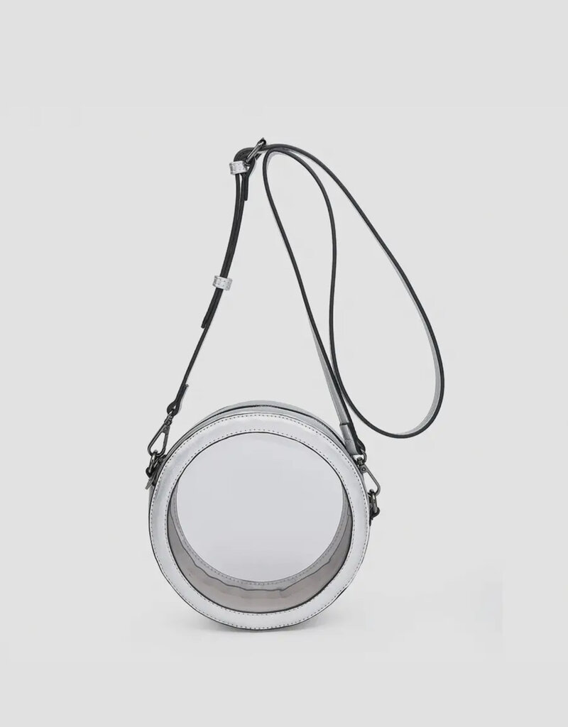 509 Broadway Clear Circular Crossbody Bag