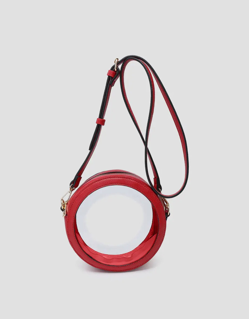 509 Broadway Clear Circular Crossbody Bag