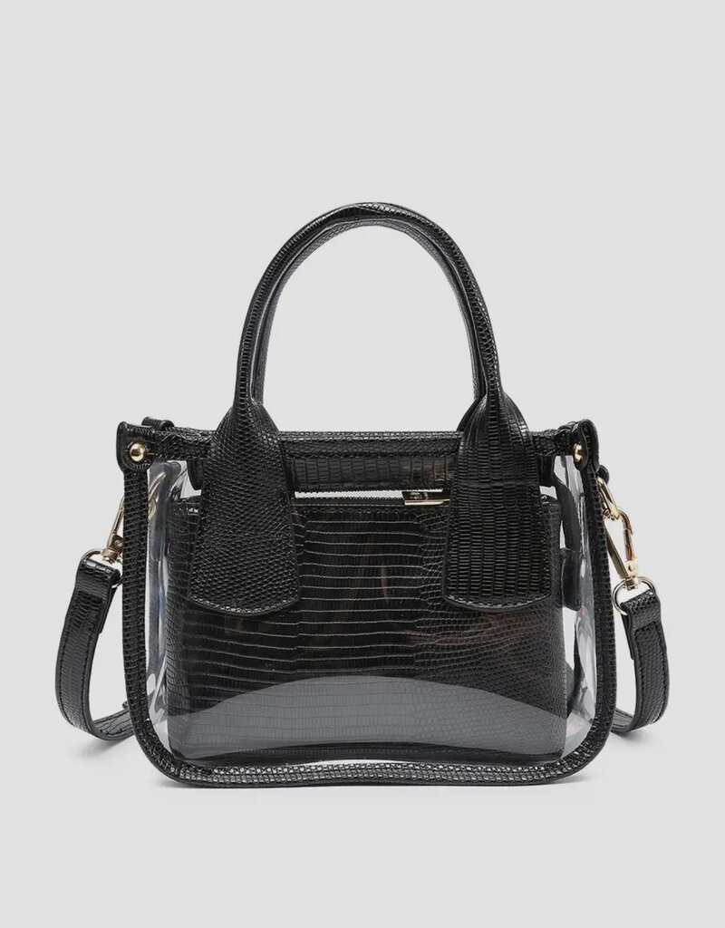 509 Broadway Stacey Clear Satchel