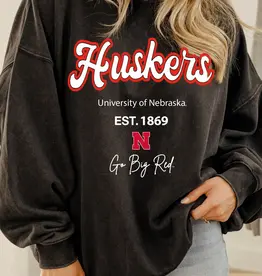 509 Broadway Nebraska Huskers Letterman Sweatshirt