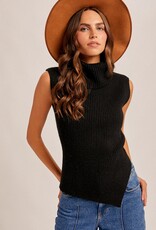 509 Broadway High Neck Sweater Vest