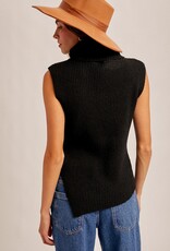 509 Broadway High Neck Sweater Vest