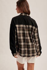 509 Broadway Corduroy Plaid Shirt