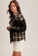 509 Broadway Corduroy Plaid Shirt