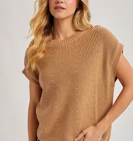 509 Broadway Batwing Sleeved Knit Sweater Top
