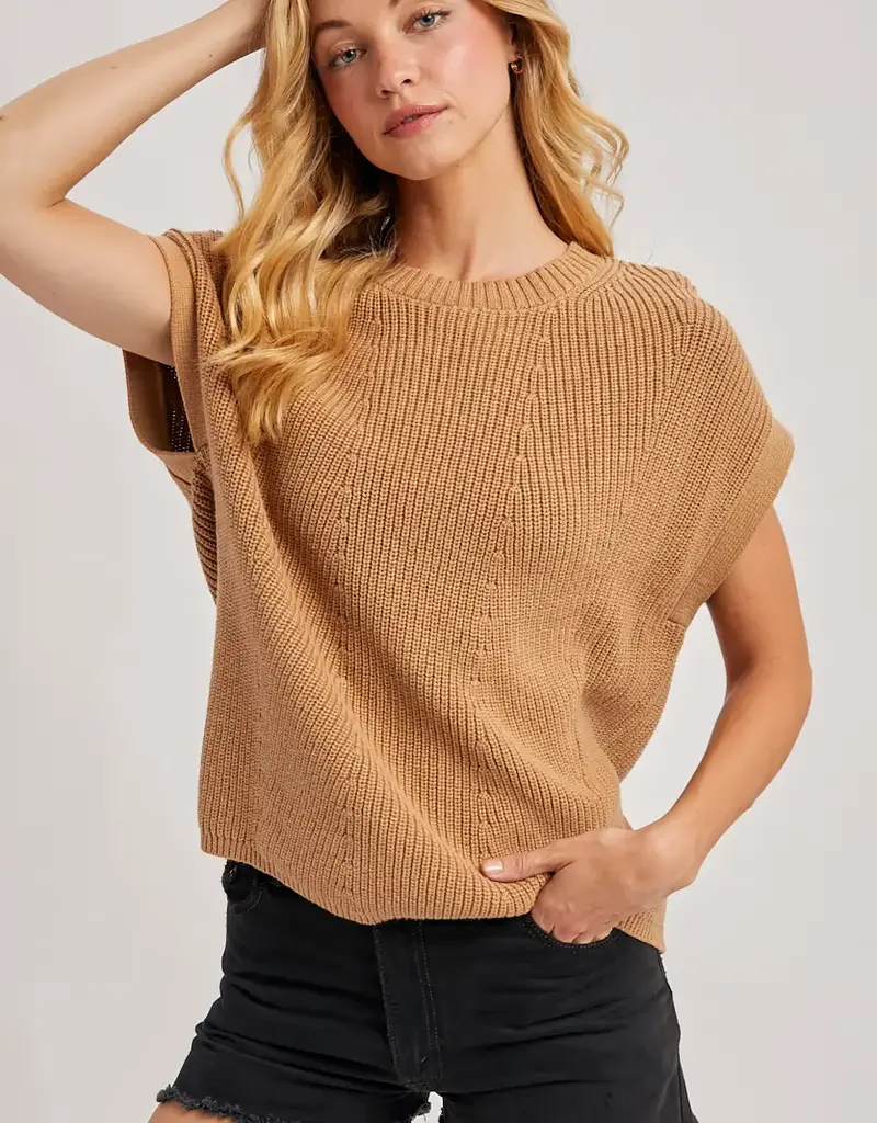 509 Broadway Batwing Sleeved Knit Sweater Top