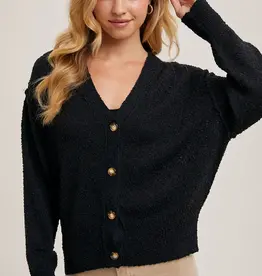 509 Broadway Button Down Knit Sweater Cardigan