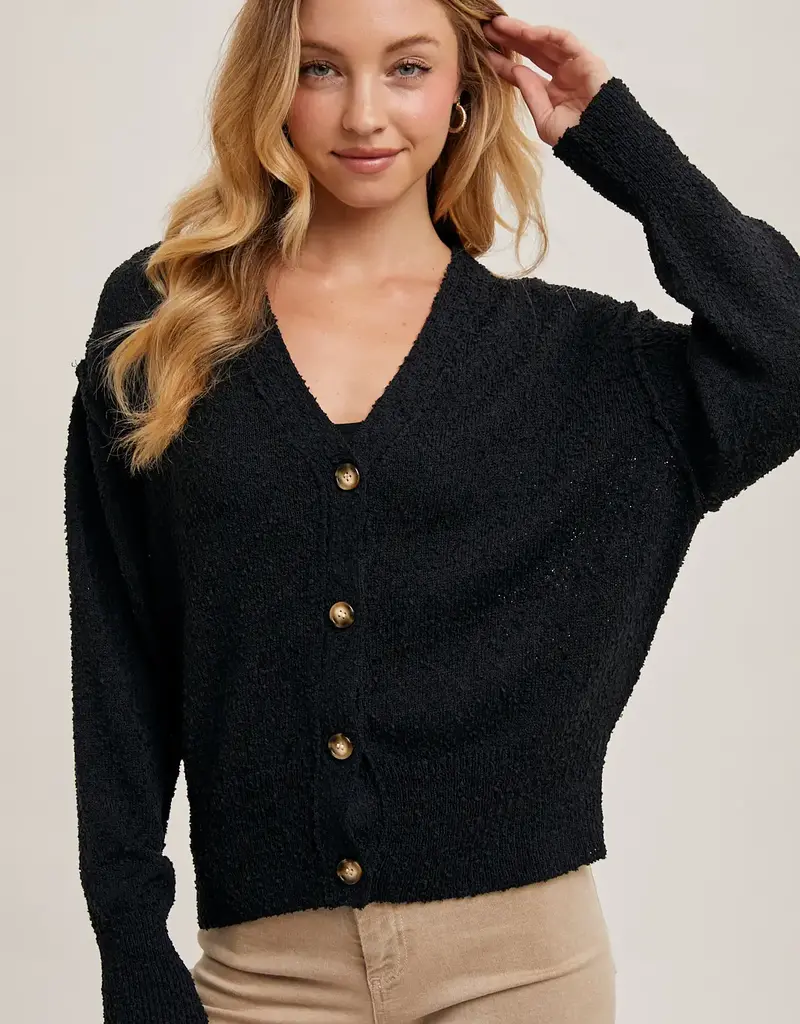 509 Broadway Button Down Knit Sweater Cardigan