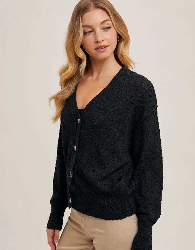 509 Broadway Button Down Knit Sweater Cardigan