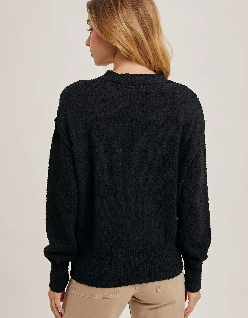 509 Broadway Button Down Knit Sweater Cardigan