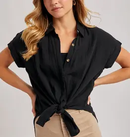 509 Broadway Essential Button Up Cotton Shirt