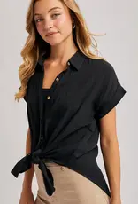 509 Broadway Essential Button Up Cotton Shirt