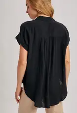 509 Broadway Essential Button Up Cotton Shirt