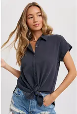 509 Broadway Essential Button Up Cotton Shirt