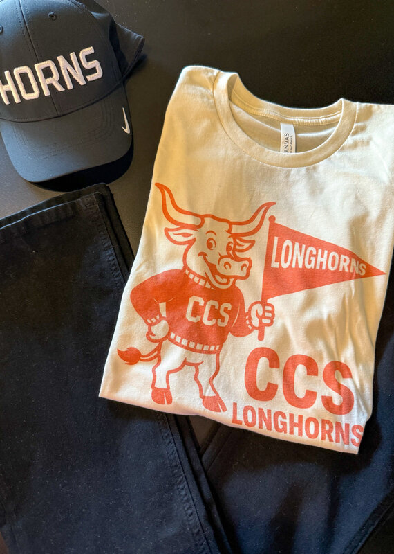 509 Broadway Vintage Longhorn Mascot Tee