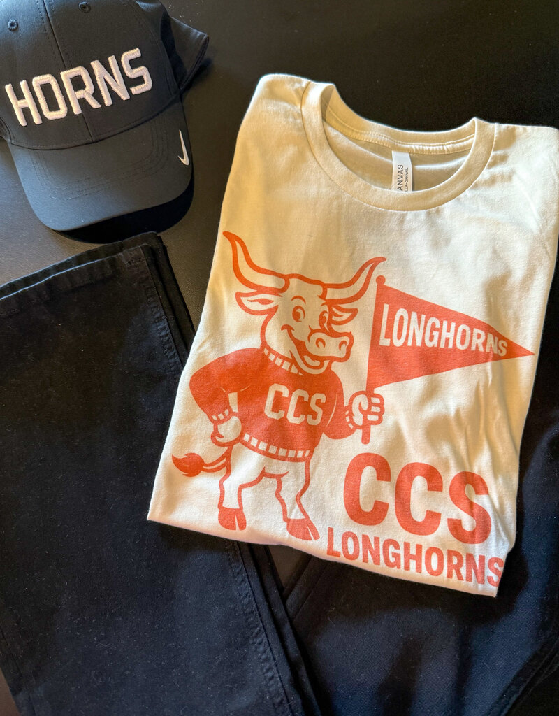 509 Broadway Vintage Longhorn Mascot Tee