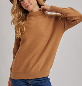 509 Broadway Funnel Neck Knit Sweater