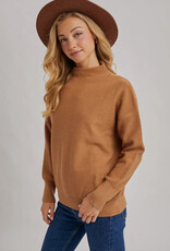 509 Broadway Funnel Neck Knit Sweater