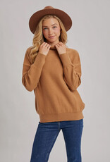 509 Broadway Funnel Neck Knit Sweater