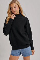 509 Broadway Funnel Neck Knit Sweater