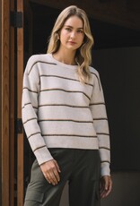 509 Broadway Crewneck Stripe Sweater