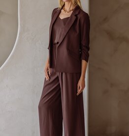 509 Broadway Shirred Sleeve Blazer