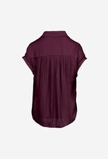 509 Broadway Stitch Short Sleeve Button Up