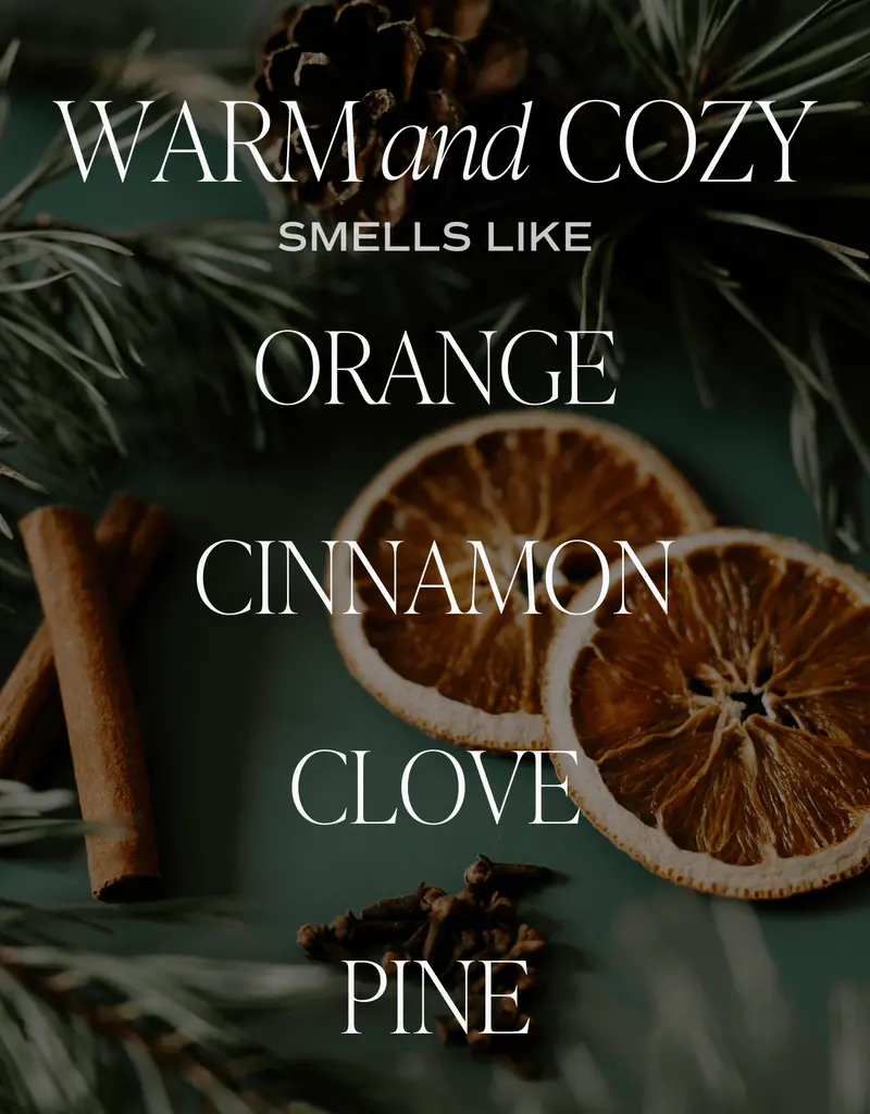 509 Broadway WARM & COZY 20oz Pumpkin Jar