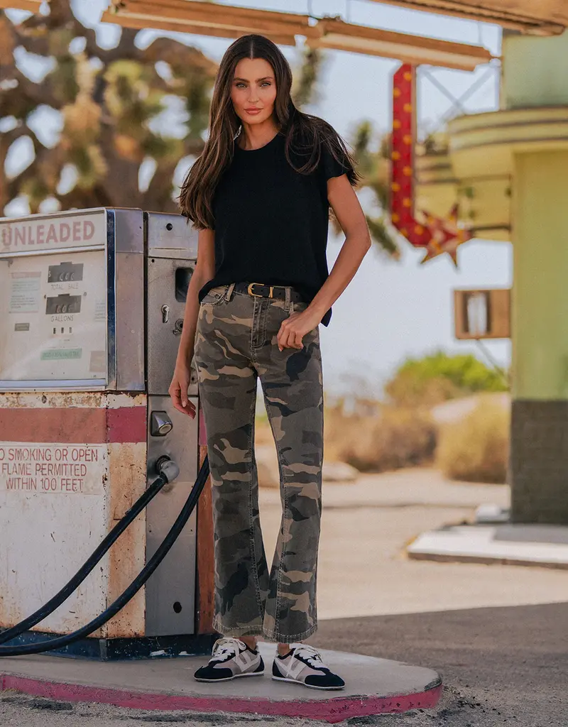 KUT From The Kloth Kelsey High Rise Ankle Flare