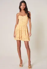 509 Broadway Doreen Daisy Tie Strap Smocked Back Top