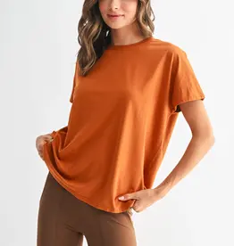 509 Broadway Shoreline Pima Cotton Slouchy Tee