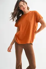 509 Broadway Shoreline Pima Cotton Slouchy Tee